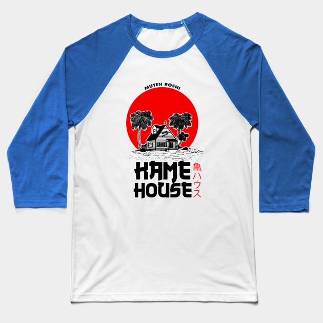 Kame House Baseball T-Shirt by Carnero